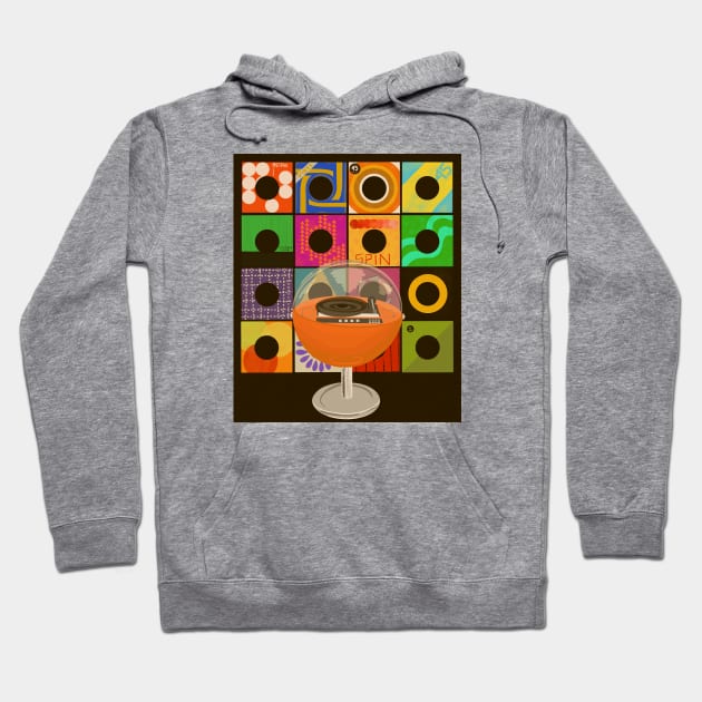 70’s Record Player threadless Hoodie by jenblove